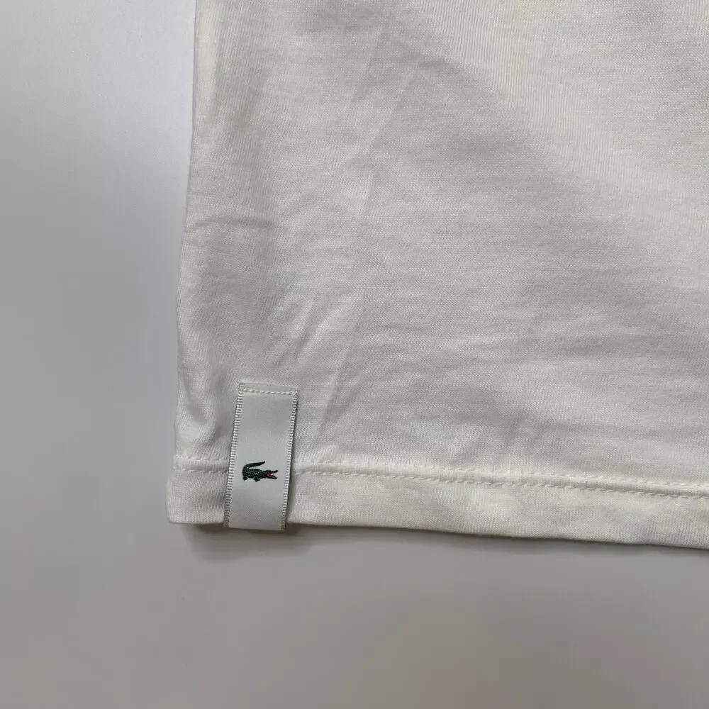 Lacoste T Shirt Mens M Medium Cotton Underwear Undershirt Sleep Baselayer